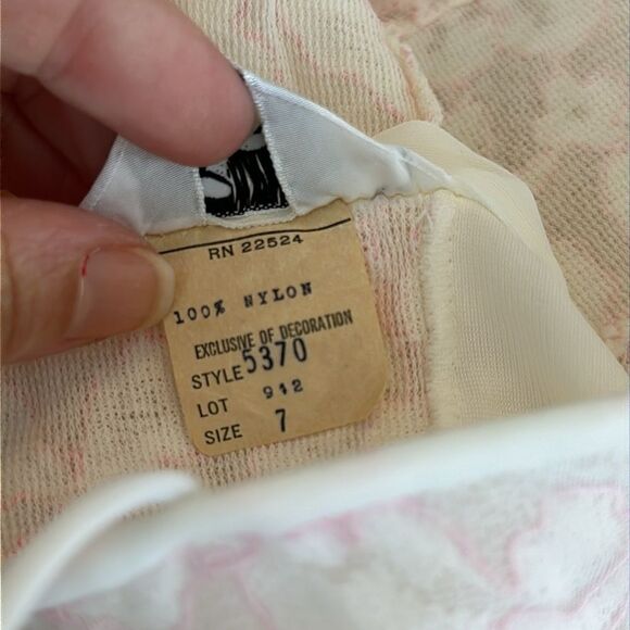 Vintage Mr Jac Nylon Lace Nightgown - Picture 9 of 10